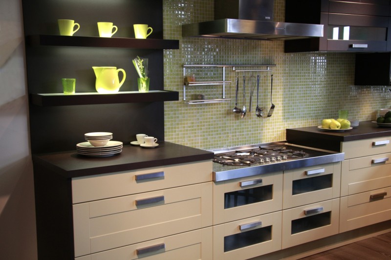 Cuisine equipee design – construire ma maison Décor Contemporaine cuisine