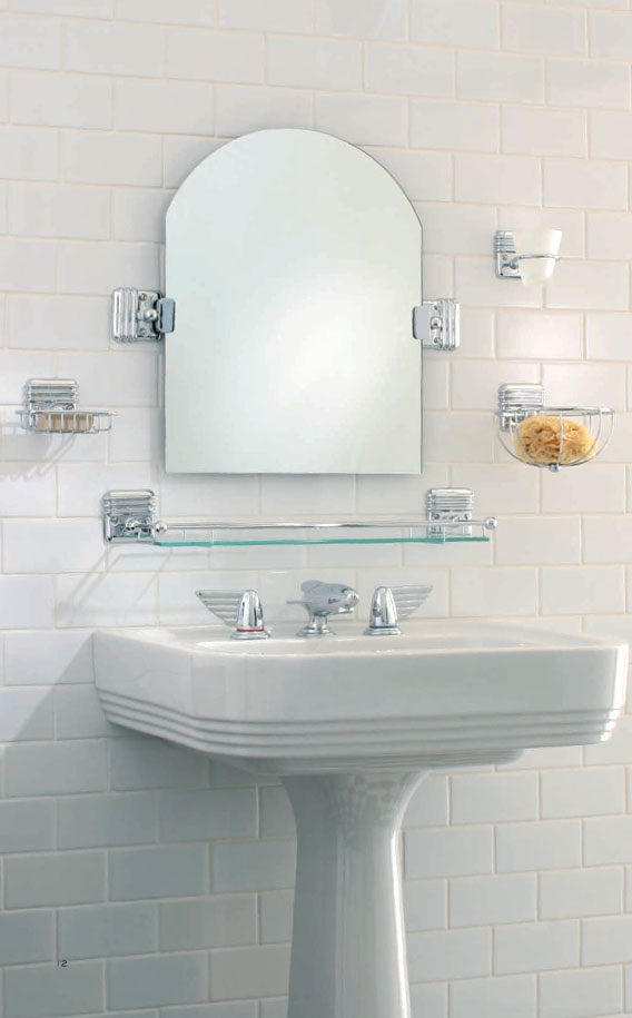 Miroir en arc inclinable