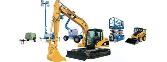 Construction equipment rental