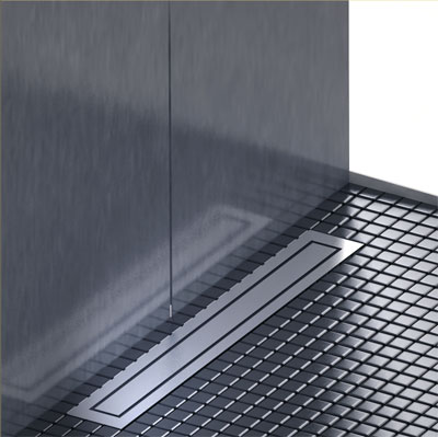 Caniveau de douche italienne inox shower channels