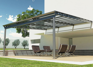 aluminum pergola