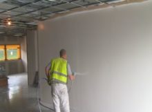 Platre a projeter machine