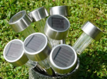 lampe solaire de jardin
