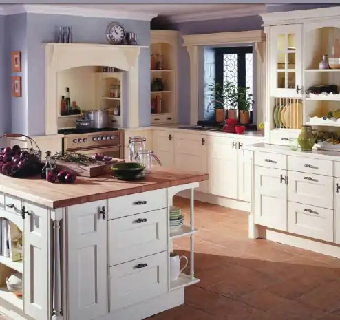 Armoire de cuisine modele en style champêtre Armoire de cuisine modele en style champêtre