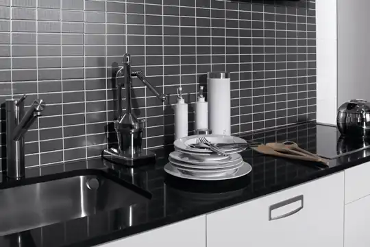 faïence cuisine couleur grise