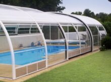 abri de piscine cintre