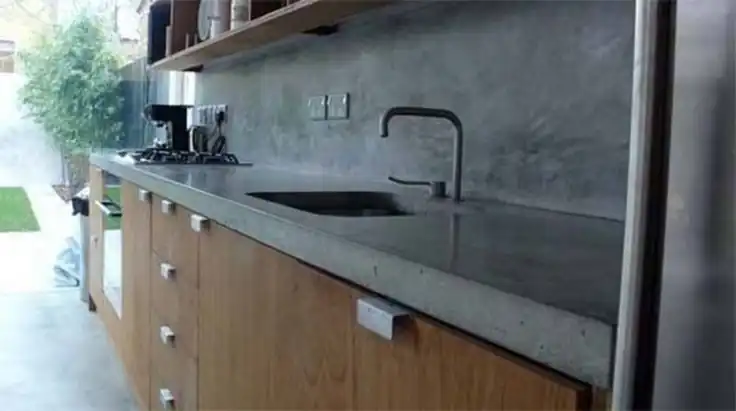 Béton ciré cuisine