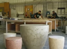 meuble en beton pour la deco interieur atelier