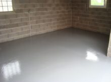 Sol de garage peint