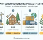 Comparatif construction 2026